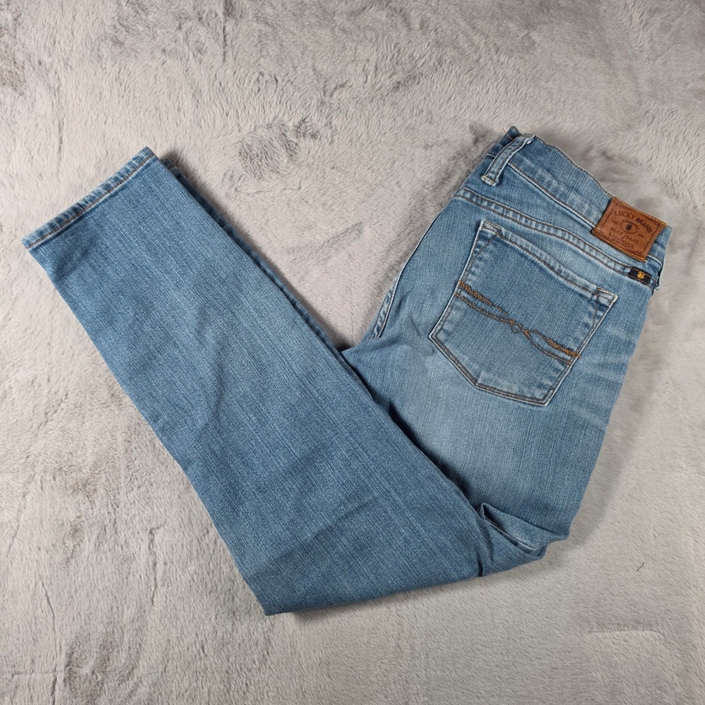 Lucky Brand Charlie Capri Jeans Womens 8/29 Blue Slim Fit Stretch Denim Summer